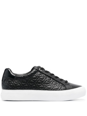 

Logo-debossed low-top sneakers, Calvin Klein Logo-debossed low-top sneakers