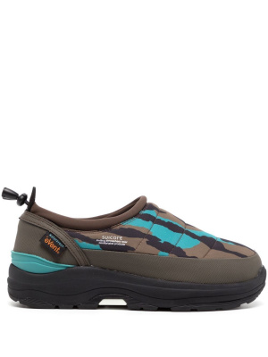 

Camouflage-print slip-on sneakers, Suicoke Camouflage-print slip-on sneakers