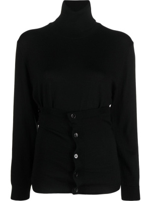 

Roll-neck buttoned jumper, Lemaire Roll-neck buttoned jumper