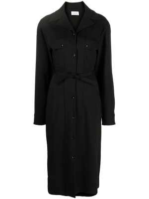

Spread-collar long-sleeve dress, Lemaire Spread-collar long-sleeve dress