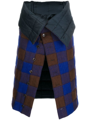 

Layered check-pattern skirt, Lemaire Layered check-pattern skirt