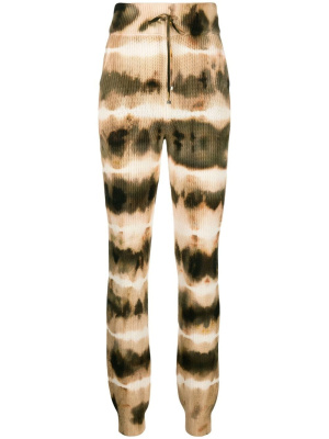 

Tie-dye rib-knit track pants, AMIRI Tie-dye rib-knit track pants