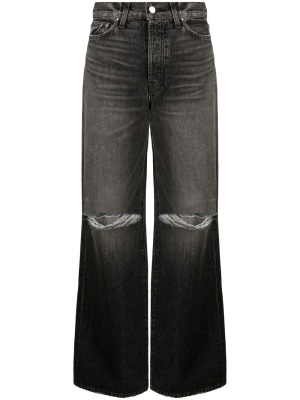 

Distressed wide-leg jeans, AMIRI Distressed wide-leg jeans