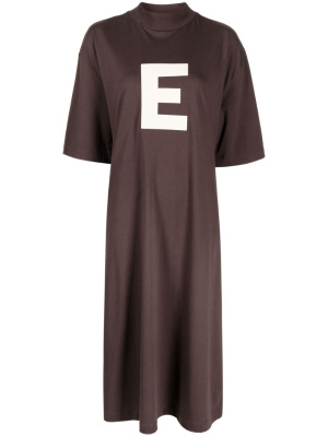 

Logo-patch midi dress, FEAR OF GOD ESSENTIALS Logo-patch midi dress