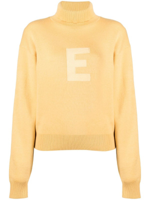 

Embroidered-logo turtleneck jumper, FEAR OF GOD ESSENTIALS Embroidered-logo turtleneck jumper