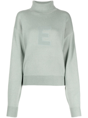 

Embroidered-logo turtleneck jumper, FEAR OF GOD ESSENTIALS Embroidered-logo turtleneck jumper