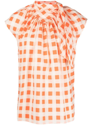 

Geometric-print blouse, Victoria Victoria Beckham Geometric-print blouse