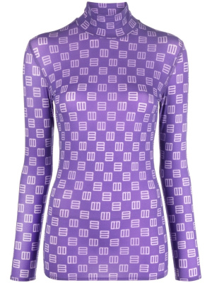 

Monogram-print long-sleeve top, AMBUSH Monogram-print long-sleeve top