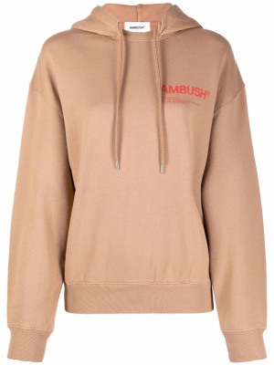 

Chest logo-print hoodie, AMBUSH Chest logo-print hoodie