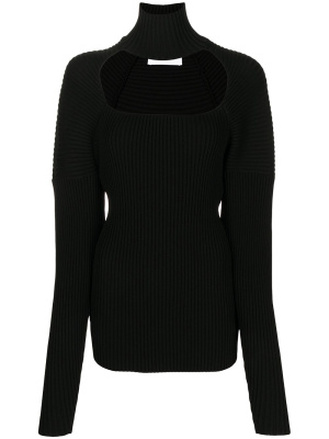 

Ribbed-knit cut-out jumper, AMBUSH Ribbed-knit cut-out jumper