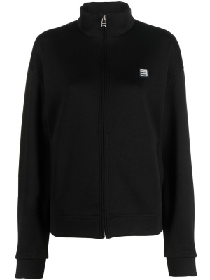 

Logo-patch zip-up sweatshirt, AMBUSH Logo-patch zip-up sweatshirt