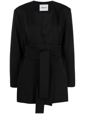 

Asymmetric-hem belted blazer, AMBUSH Asymmetric-hem belted blazer