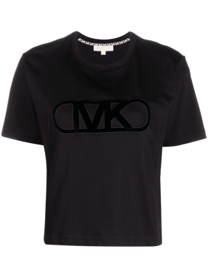 

Logo-embossed crew-neck T-shirt, Michael Michael Kors Logo-embossed crew-neck T-shirt