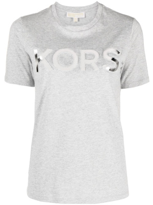 

Logo-appliqué organic cotton T-shirt, Michael Michael Kors Logo-appliqué organic cotton T-shirt