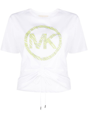 

Logo-appliqué organic-cotton T-shirt, Michael Michael Kors Logo-appliqué organic-cotton T-shirt