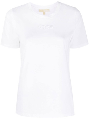 

Logo-embroidered T-shirt, Michael Michael Kors Logo-embroidered T-shirt