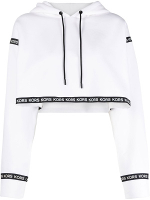

Logo-band cropped hoodie, Michael Michael Kors Logo-band cropped hoodie