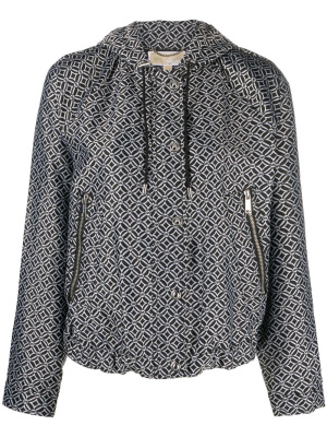 

Logo-print hooded jacket, Michael Michael Kors Logo-print hooded jacket