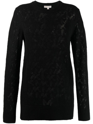 

Logo-knit long-sleeve jumper, Michael Michael Kors Logo-knit long-sleeve jumper