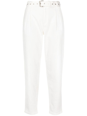 

Pleat-detail belted jeans, Michael Michael Kors Pleat-detail belted jeans