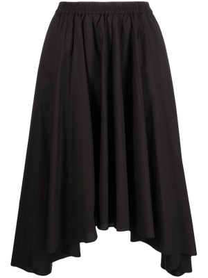 

High-waisted asymmetric-hem skirt, Michael Michael Kors High-waisted asymmetric-hem skirt