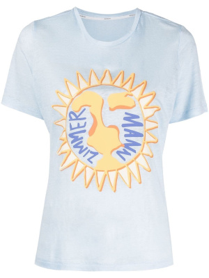 

Tiggy sun-print t-shirt, ZIMMERMANN Tiggy sun-print t-shirt