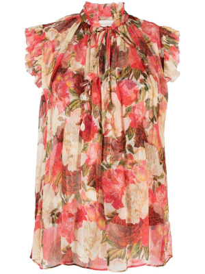 

Wonderland floral-print top, ZIMMERMANN Wonderland floral-print top