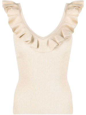 

Devi ruffle-trim tank top, ZIMMERMANN Devi ruffle-trim tank top