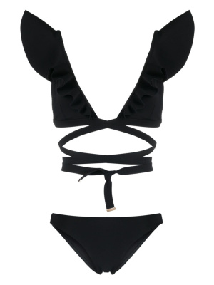 

Ruffled wrap-up bikini, ZIMMERMANN Ruffled wrap-up bikini