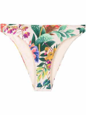 

Floral-print bikini bottoms, ZIMMERMANN Floral-print bikini bottoms