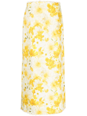 

Daffodil-print maxi skirt, ZIMMERMANN Daffodil-print maxi skirt