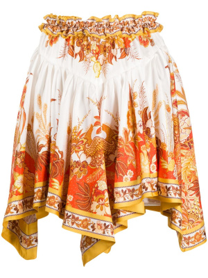 

Pleated floral print skirt, ZIMMERMANN Pleated floral print skirt