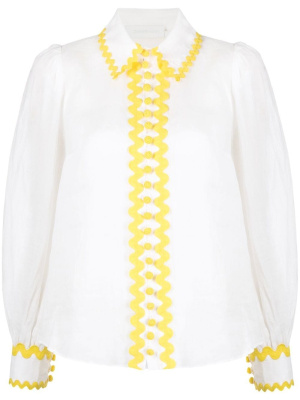 

Cira crochet-button shirt, ZIMMERMANN Cira crochet-button shirt