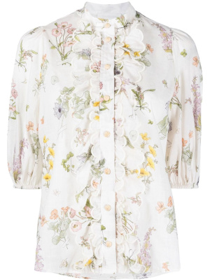 

Jeannie floral-print blouse, ZIMMERMANN Jeannie floral-print blouse