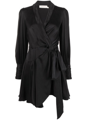 

Silk wrap minidress, ZIMMERMANN Silk wrap minidress