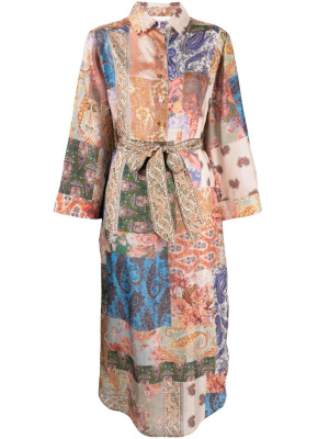 

Paisley-print silk shirtdress, ZIMMERMANN Paisley-print silk shirtdress