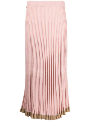 

Ribbed-knit pleated midi skirt, ZIMMERMANN Ribbed-knit pleated midi skirt