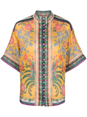 

Ginger floral-print shirt, ZIMMERMANN Ginger floral-print shirt