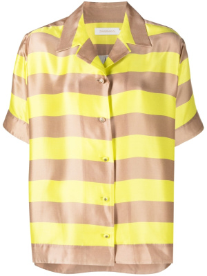 

Wonderland striped silk shirt, ZIMMERMANN Wonderland striped silk shirt