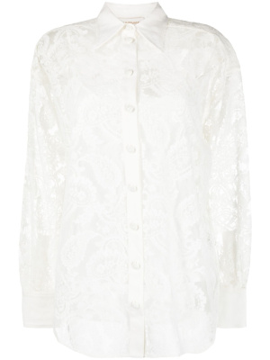

Wonderland lace shirt, ZIMMERMANN Wonderland lace shirt