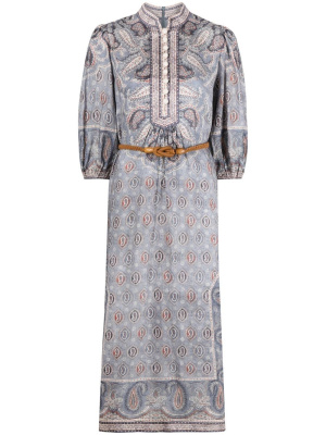 

Vitali paisley-print dress, ZIMMERMANN Vitali paisley-print dress