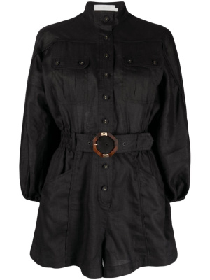 

Belted cotton playsuit, ZIMMERMANN Belted cotton playsuit