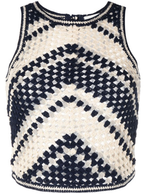 

Chintz crochet tank top, ZIMMERMANN Chintz crochet tank top