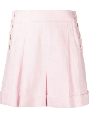 

High-waisted linen shorts, ZIMMERMANN High-waisted linen shorts