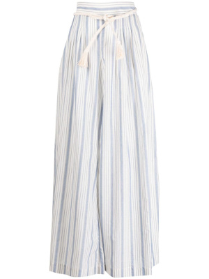 

Chintz striped wide-leg trousers, ZIMMERMANN Chintz striped wide-leg trousers