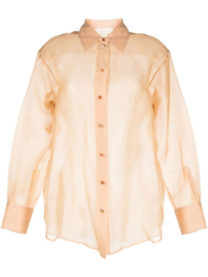 

Tama semi-sheer shirt, ZIMMERMANN Tama semi-sheer shirt