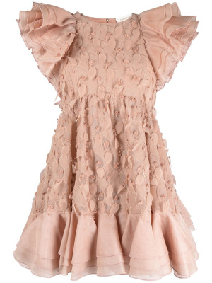

Dancer frill-trim mini dress, ZIMMERMANN Dancer frill-trim mini dress