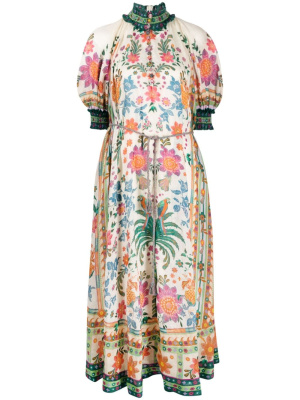 

Ginger Swing floral-print dress, ZIMMERMANN Ginger Swing floral-print dress