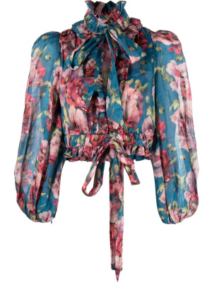 

High Tide cropped blouse, ZIMMERMANN High Tide cropped blouse