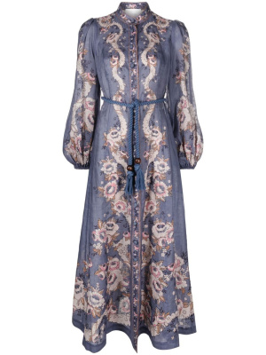 

Vitali linen maxi dress, ZIMMERMANN Vitali linen maxi dress